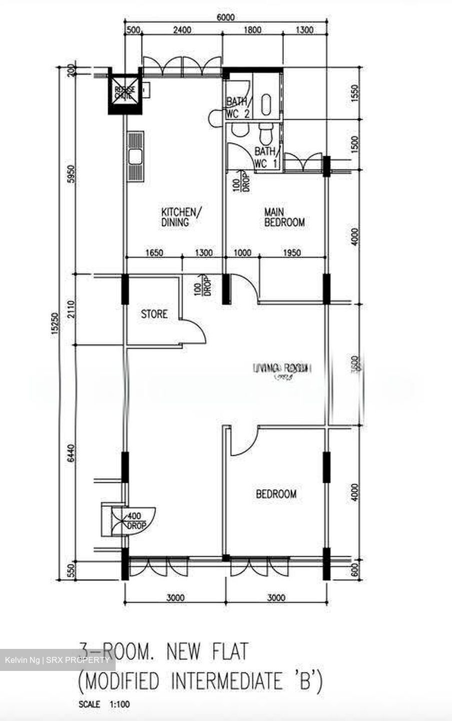 Blk 124 Ang Mo Kio Avenue 6 (Ang Mo Kio), HDB 3 Rooms #636912051